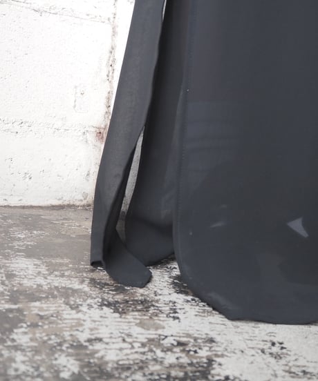 Sheer Layered Design Pants BK