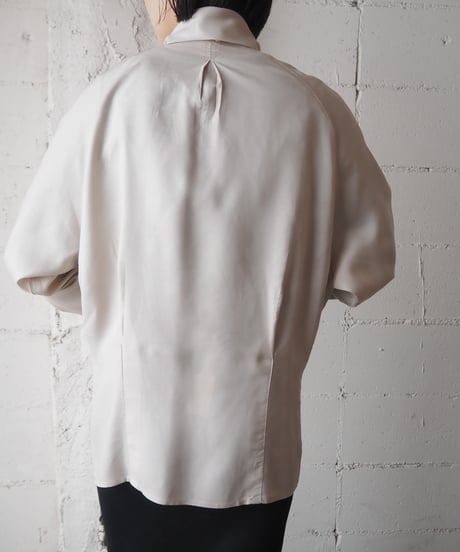Turn Over Collar Raglan Sleeve Shirt BE