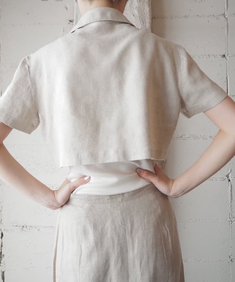 SCARLETT INTERNATIONAL Short Linen Jacket BE