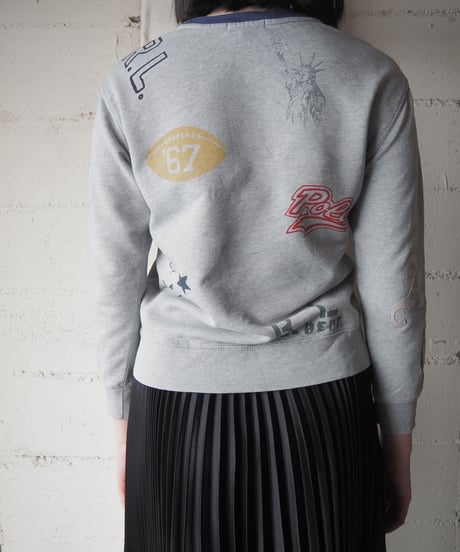 POLO RALPH LAUREN Patch Sweat Shirt LGRNV
