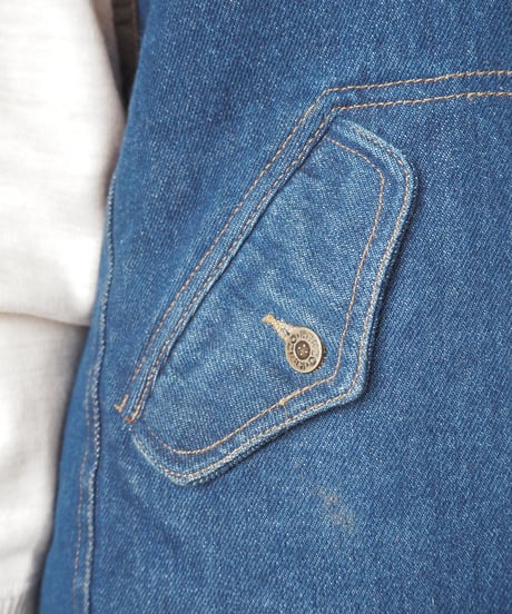 KENZO Jeans Boa Lining Denim Vest NV DBR