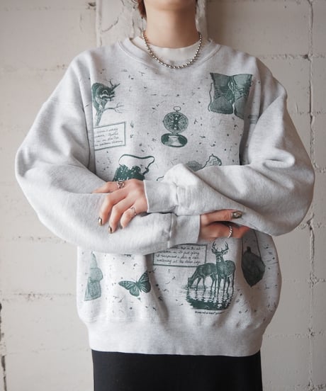 Illustration Pattern Sweat GRGN