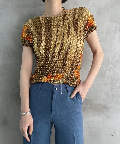 Popcorn Short Sleeve Tops BEOR