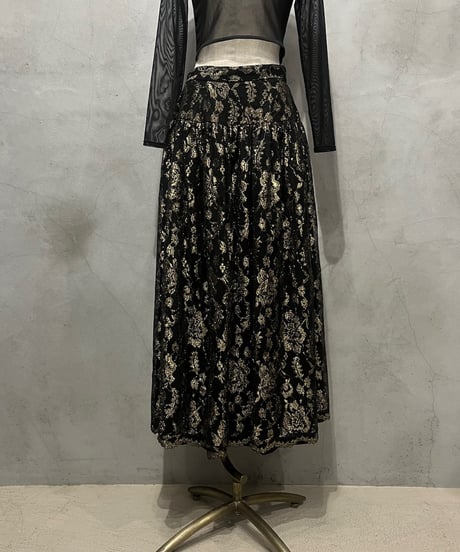 Glitter Embroidery Volume Skirt BKGD