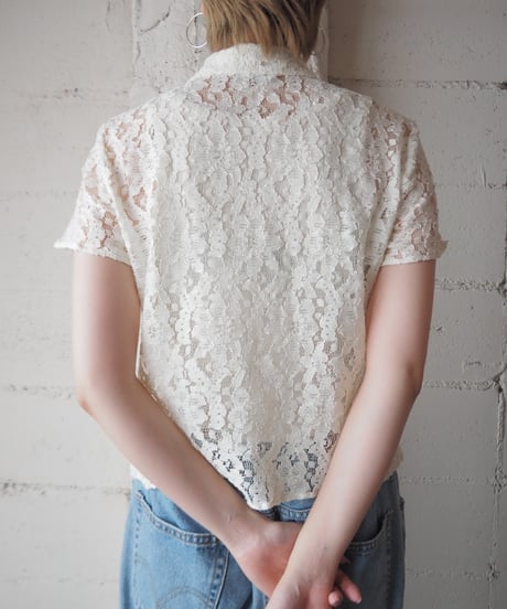 Short Sleeve Lace Shirt IV