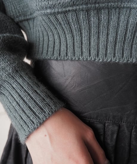 REMAKE Frilled Shoulder Knit GR