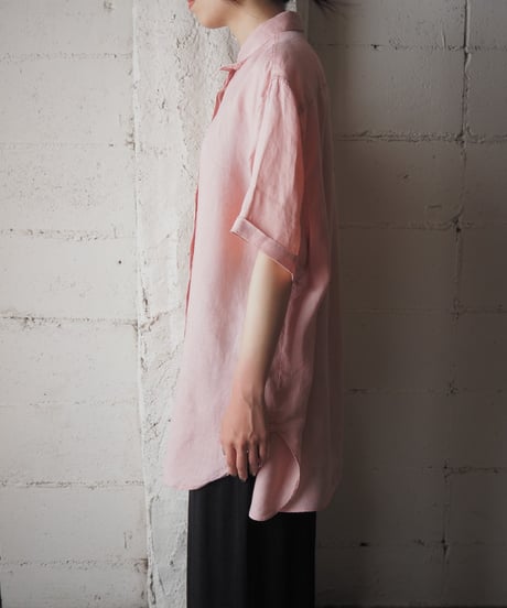 Linen Short Sleeve Shirt PI