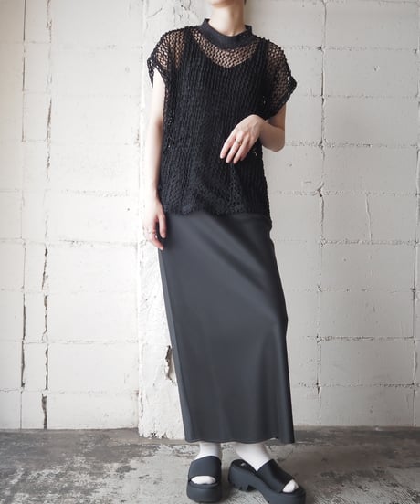 Mesh s/s cutsewn BK