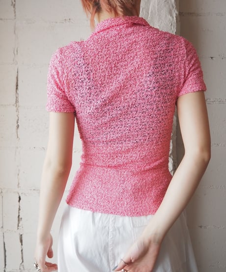 Shortsleeve Crochet Design Shirt PI