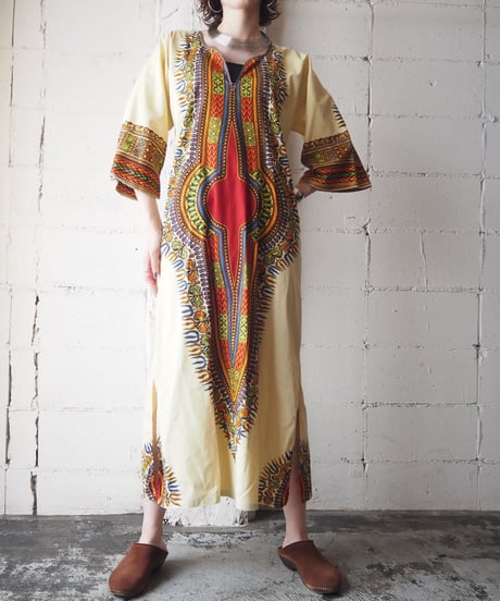 Dashiki Pattern Dress BEREBL