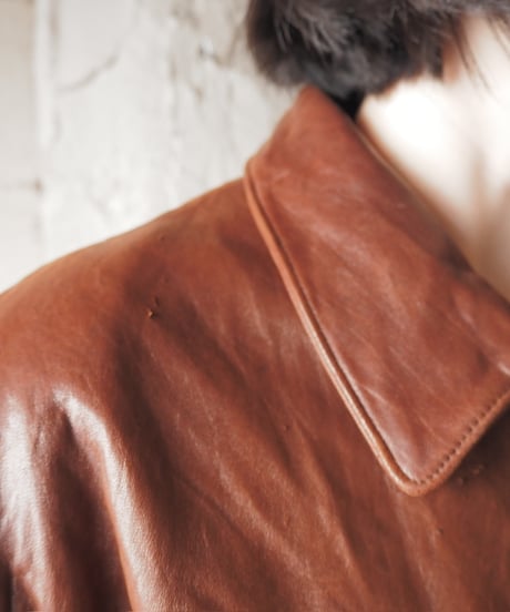 Zipup Leather Jacket BR