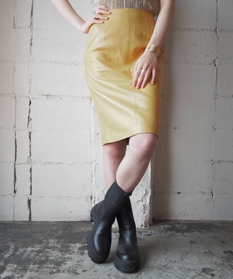 LOEWE Leather Skirt YE