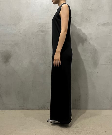 Sleeveless Cutsewn Dress BK