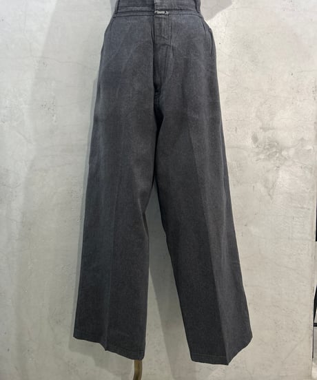 MARITHE FRANÇOIS GIRBAUD Big Size Wide Tapered Denim Pants (40×32) GR