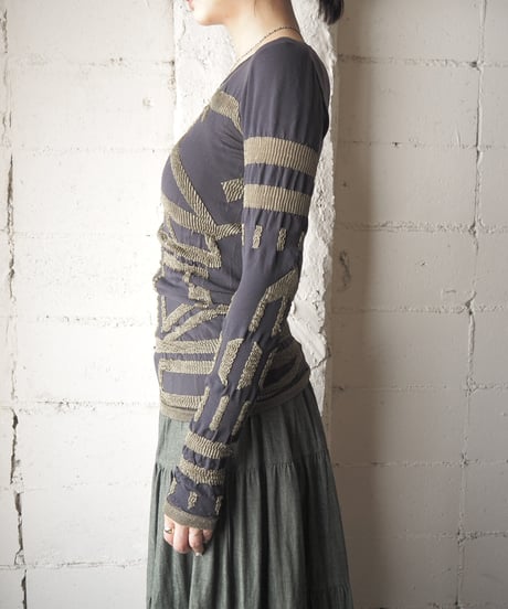 MARITHE + FRANCOIS GIRBAUD Pattern Shirring Cutsewn GRGD