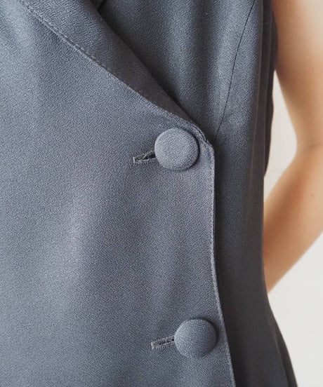 Double Breasted Tight Dress BK