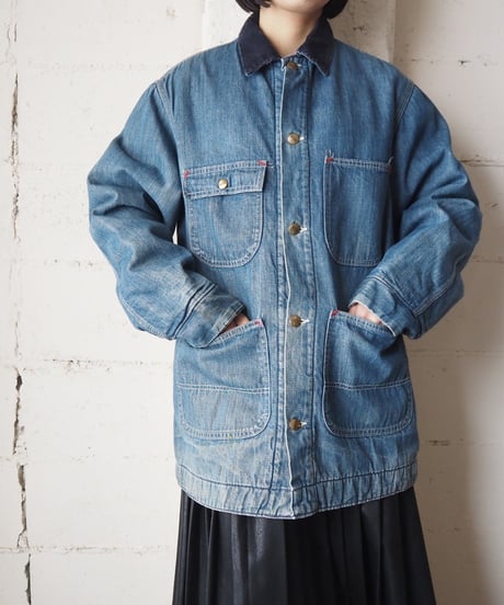 Corduroy Collar Denim BL
