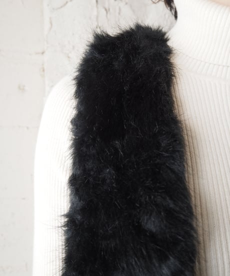 Fake Fur Vest BK