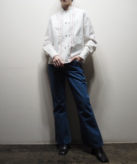 Tyrolean Cutwork Lace Blouse WH