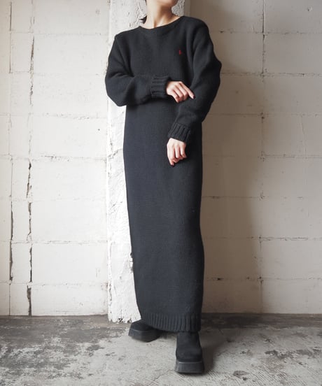 Ralph Lauren Crew Neck Knit Dress BK