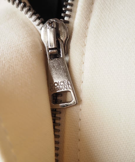 DOLCE & GABBANA Stand Collar Belted Jacket WH