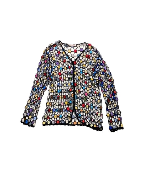 Colorful Crochet Cardigan BK