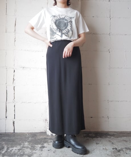 1990's Sunflowers Print Tee WH