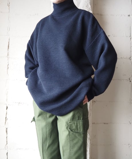 Mock Neck Wide Knit NV