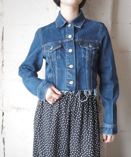 REMAKE Levi's Cutoff Denim Jacket BL