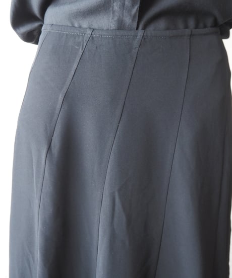 Zig Zag Hem Mermaid Skirt BK