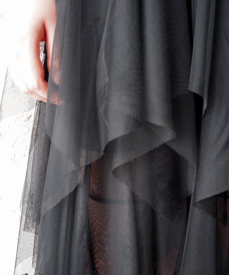 Layered Tulle Skirt BK