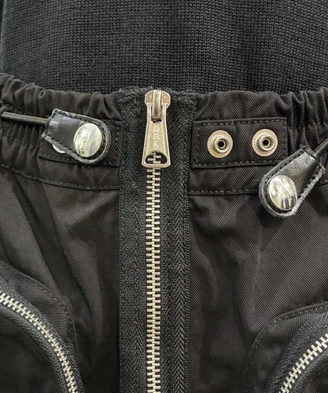DIESEL Zip Design Cargo Pockets Skirt BK