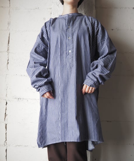 Euro Stripe Work Shirt NV WH