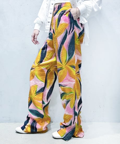 Desigual Flower Print Pants PI OR