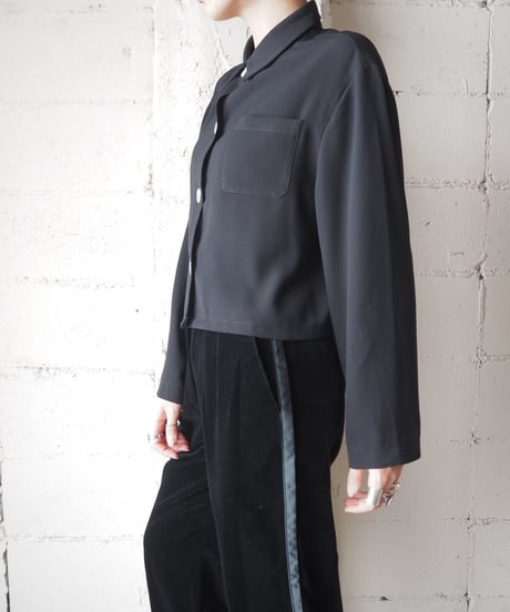 Big Button Short Shirt BK
