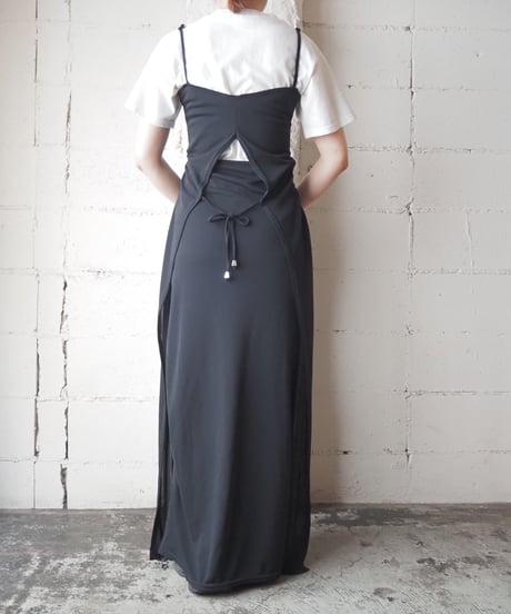 Back Open Design Camisole Dress BK