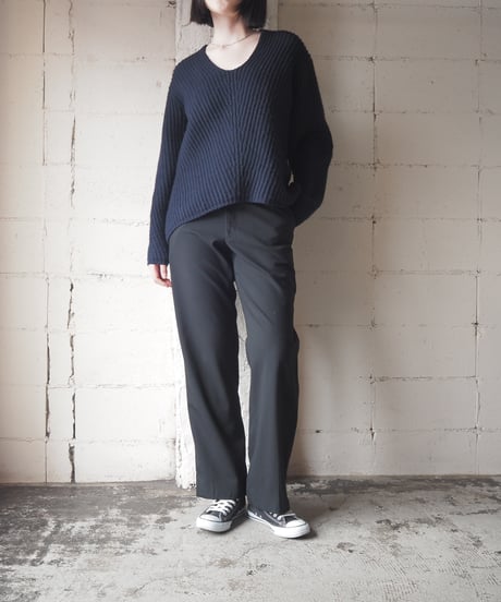 ACNE STUDIOS DEBORAH L-WOOL Rib Sweater NV