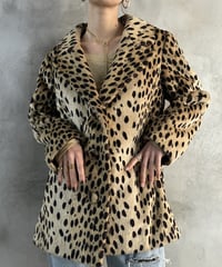 Leopard Pattern Tailored Jacket BEBK