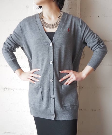 Ralph Lauren V Neck Cardigan GR