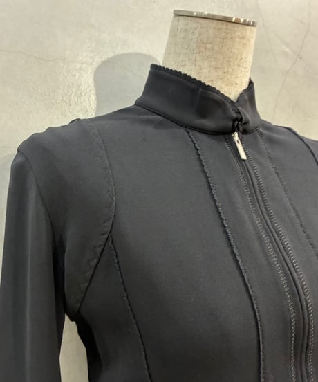SPORTMAX Paneled Seam Design Zipup Tops BK