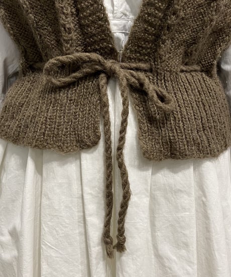 Drewstring Knit Vest BR
