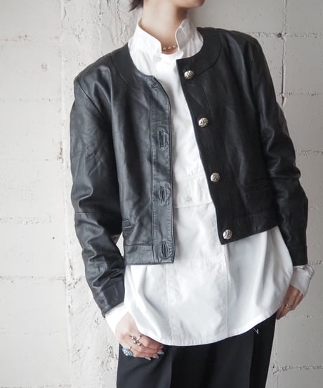 Colorless Leather Jacket BK