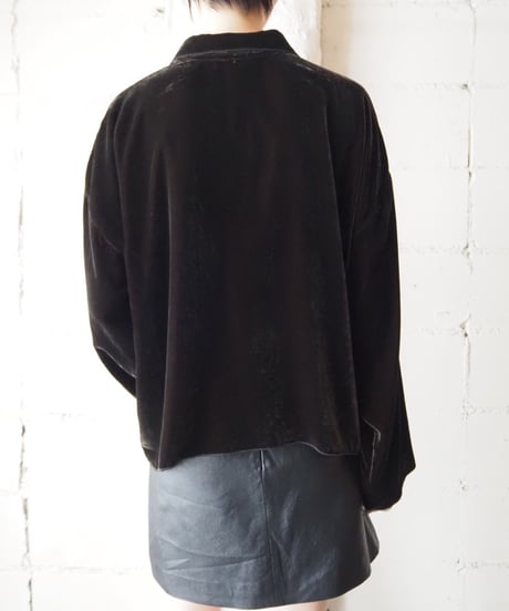 Double Pocket Velour Jacket BR