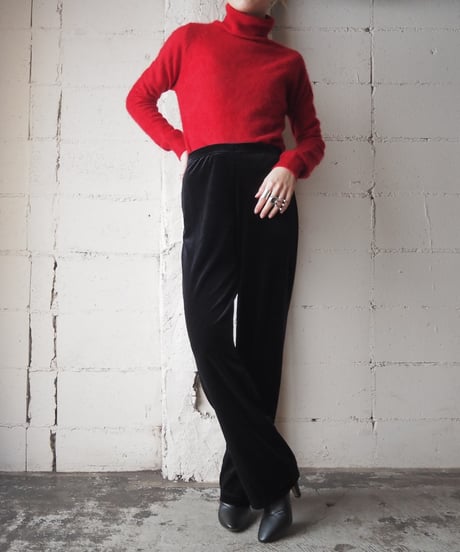 Velour Easy Pants BK