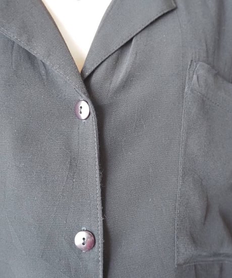 Open collar plain shirts BK