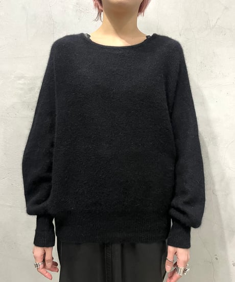 Dolman Sleeve Plane Short Sweater BK