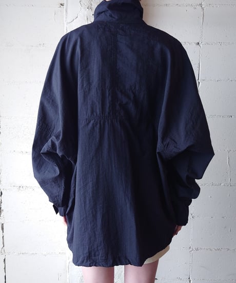 Wide Silhouette Anorak Jacket  BK