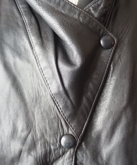 Design Collar Leather Jacket