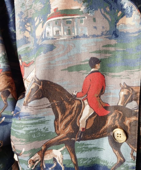 Horse Pattern Tailored Jacket BL
