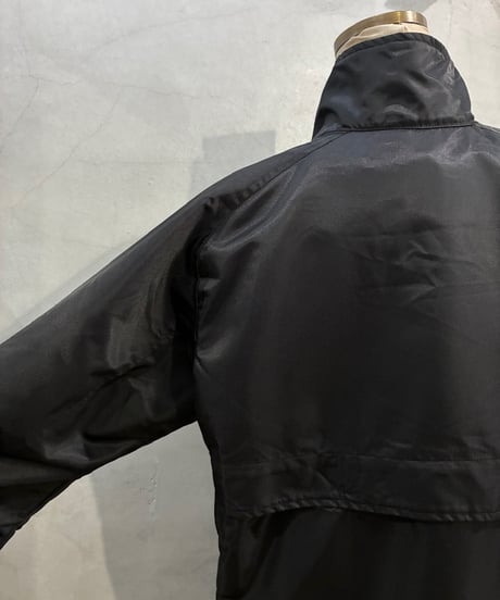 90's NIKE Stand Collar Nylon Zipup Jacket BK